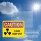 Signmission Radiation & Laser Sign, 7 in H x 10 in W, Plastic, Rectangle OS-2PACK-CR-P-710-L-10200 - alternate 2